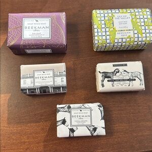 Beekman 1802 bar soaps